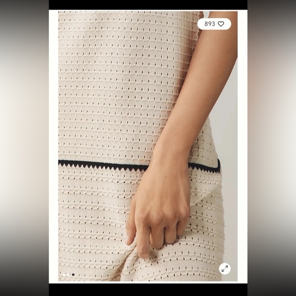 Varley Scott Scoop-Neck Sleeveless Midi Dress size Large - Picture 3 of 12